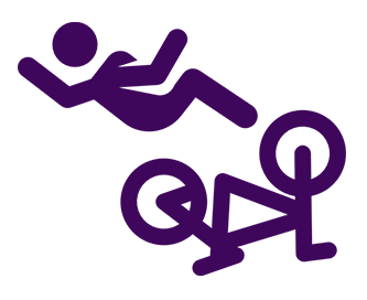 Accidentes en bicicleta
