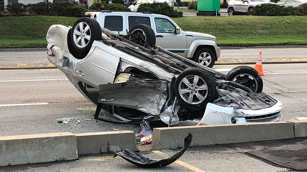 choque de carro en los angeles