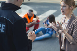 quién determina la culpabilidad en un accidente de tránsito