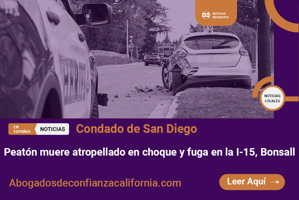 choque y fuga en la I-15