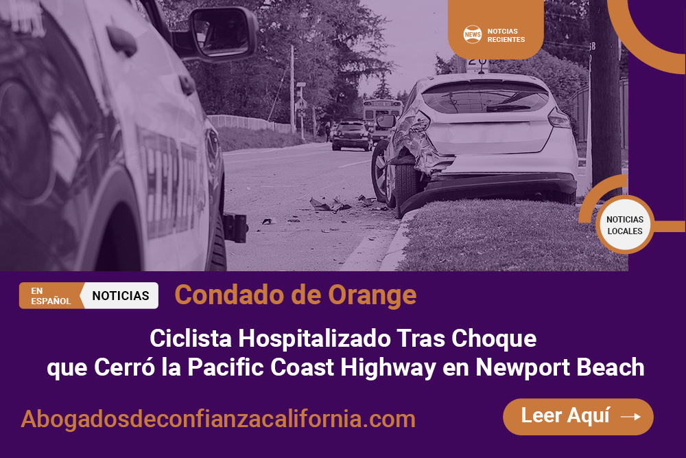 Choque en Pacific Coast Highway