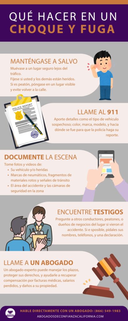que hacer en un choque y fuga